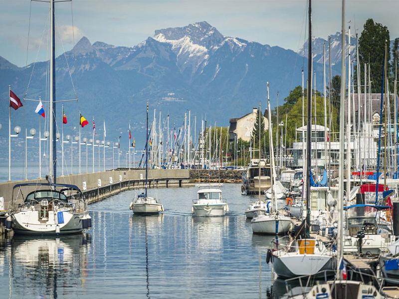 Royal Park Lake View Apartment Évian-les-Bains Екстериор снимка